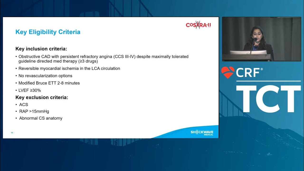 youtube thumbnail screenshot of presenter speaking at TCT