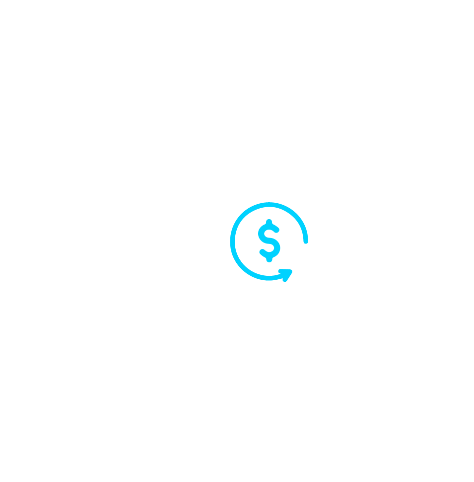 line icon of a credit card with a medical sign and a dollar sign.