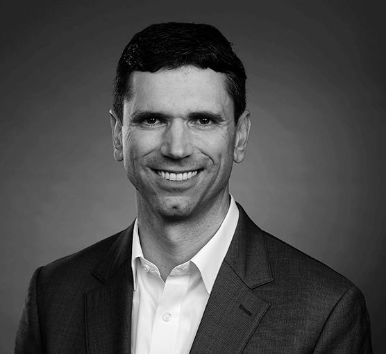 Black and white headshot of Mike Lang